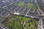 Paddington Old Cemetery from the air